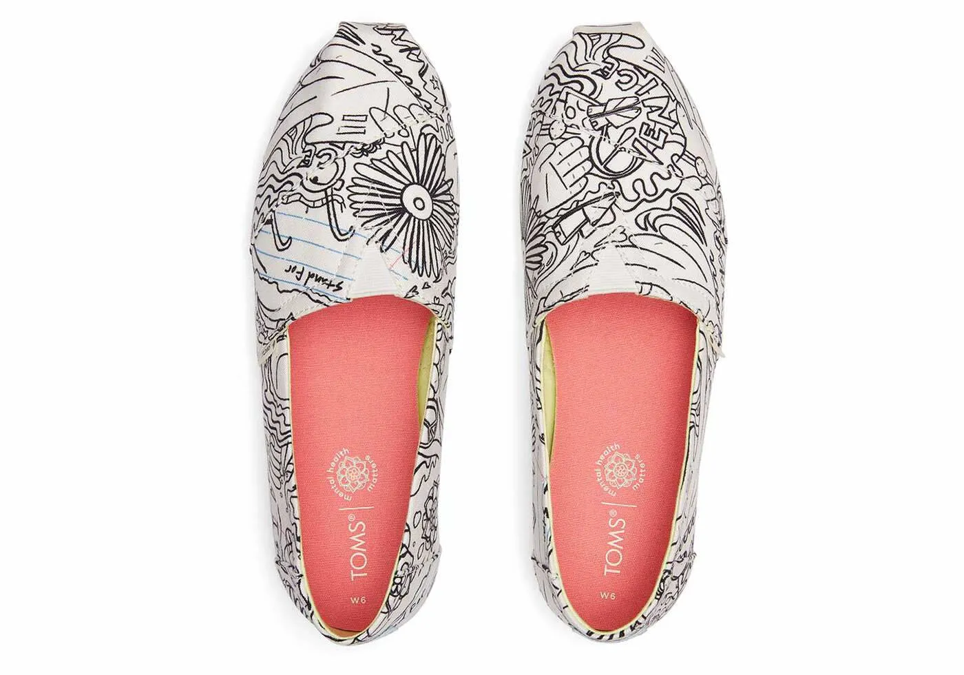 Toms Womens Alpargatas Coloring Book