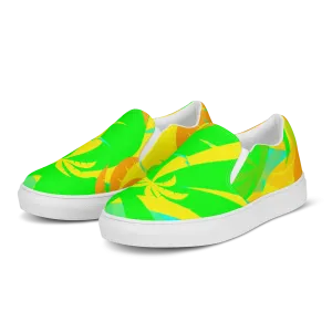 Unkle Jungle Island Palm Slip-on Canvas Shoes (M’s)