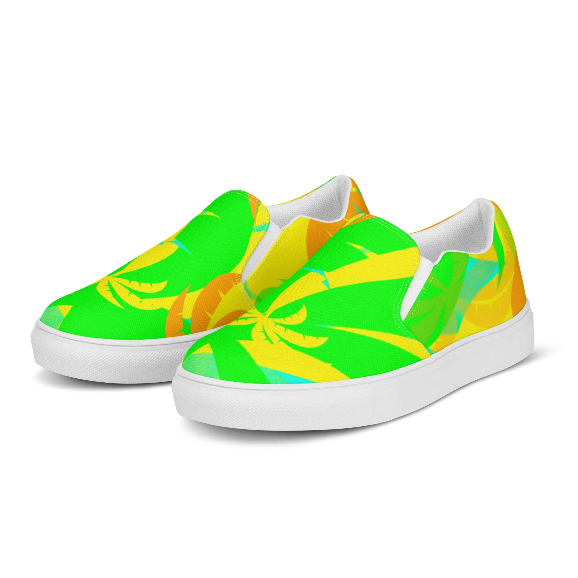 Unkle Jungle Island Palm Slip-on Canvas Shoes (M’s)