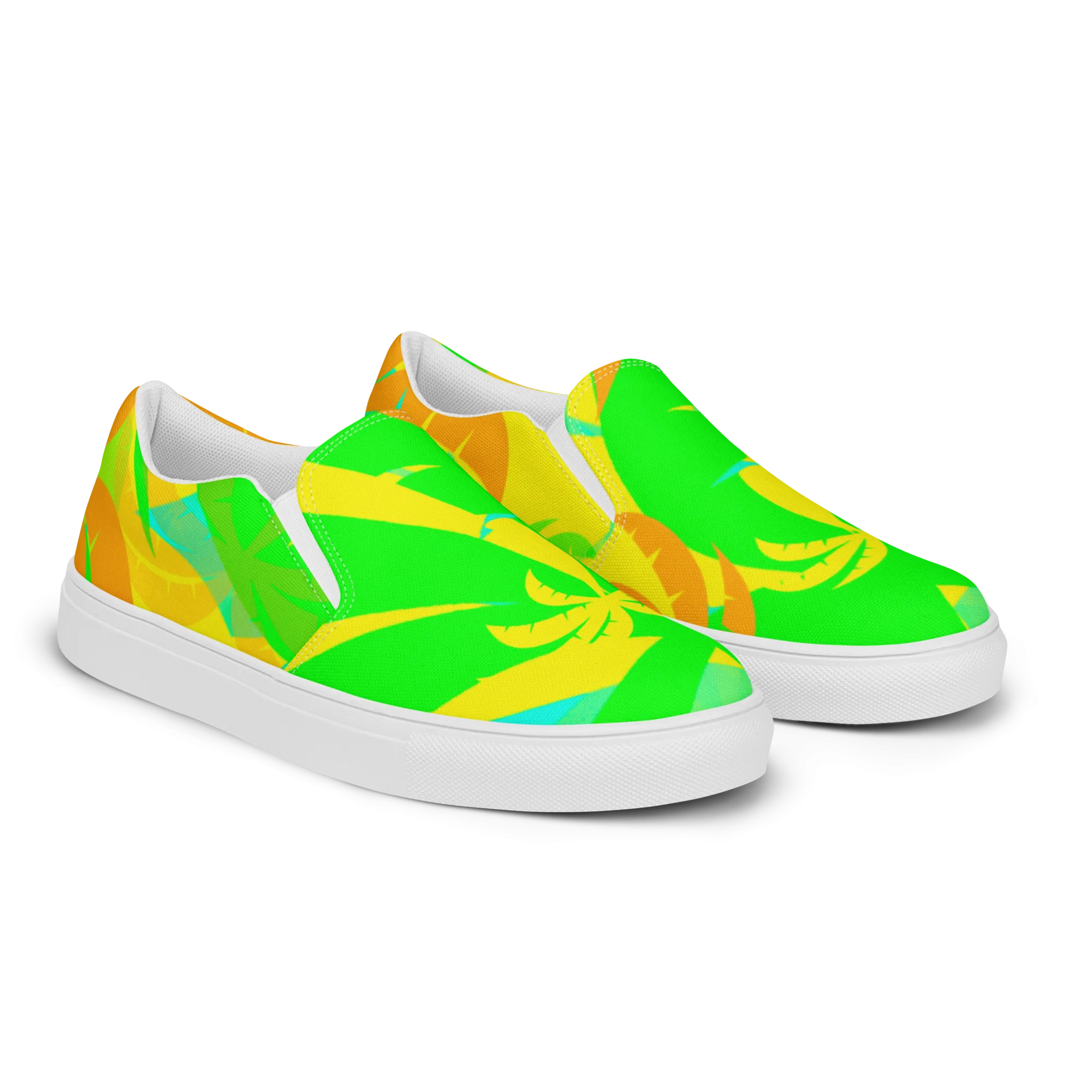 Unkle Jungle Island Palm Slip-on Canvas Shoes (M’s)