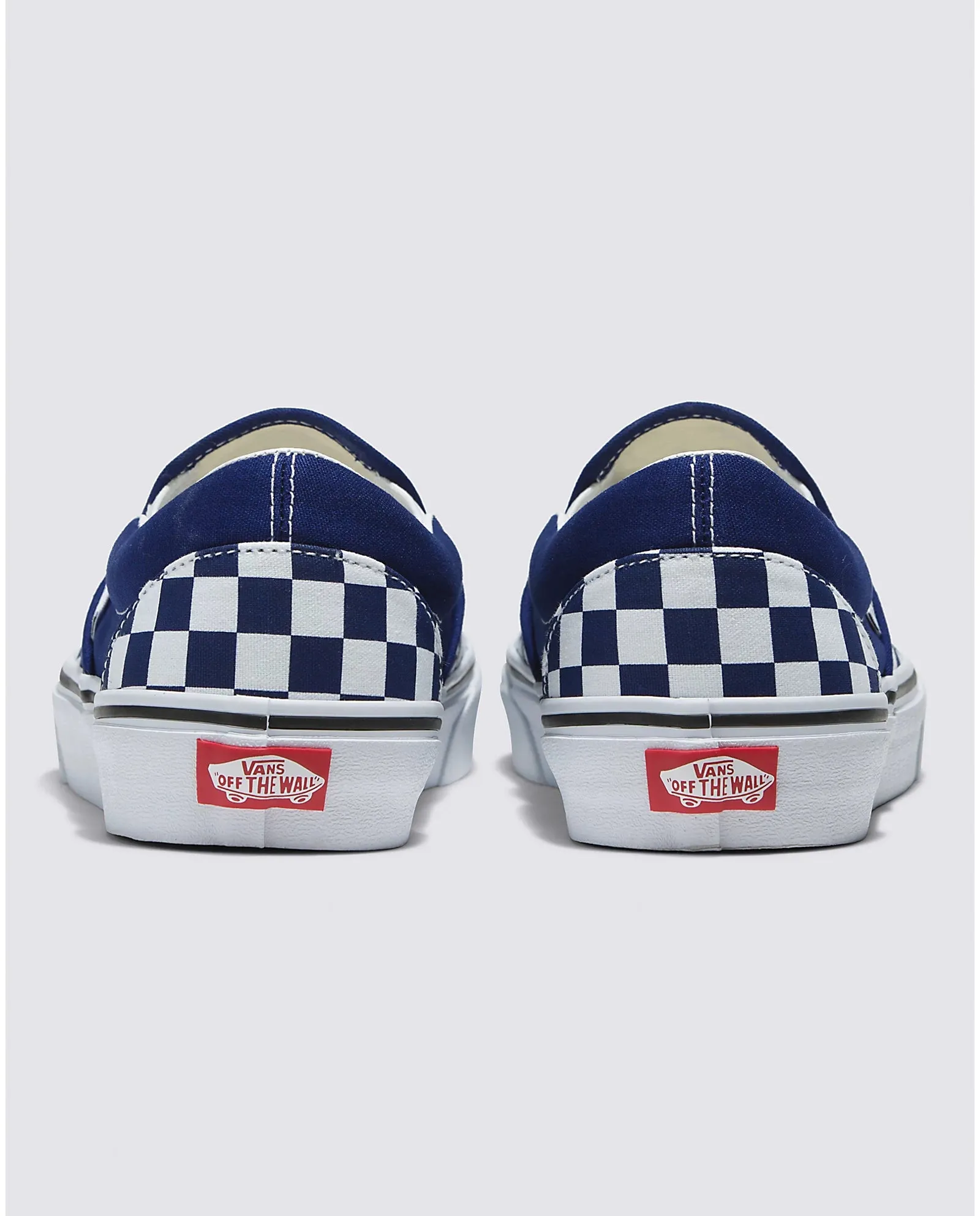 VANS UNISEX CLASSIC SLIP-ON CHECKERBOARD SHOE (BEACON BLUE)