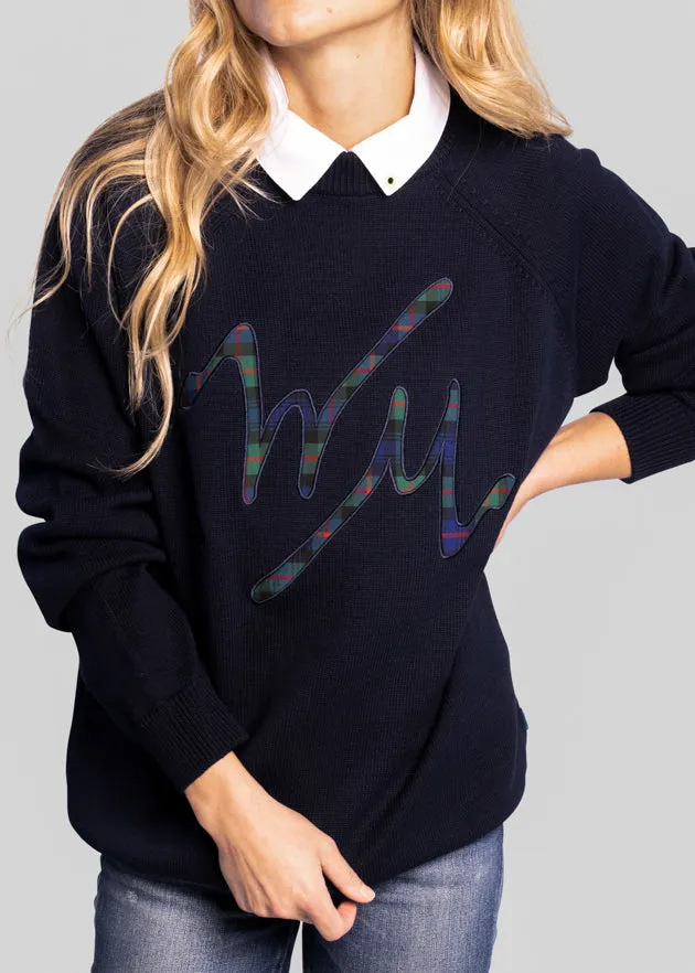 WM Logo Sweater | Navy