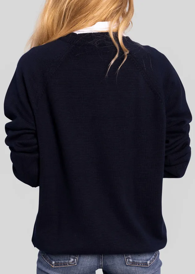 WM Logo Sweater | Navy