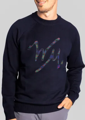 WM Logo Sweater | Navy