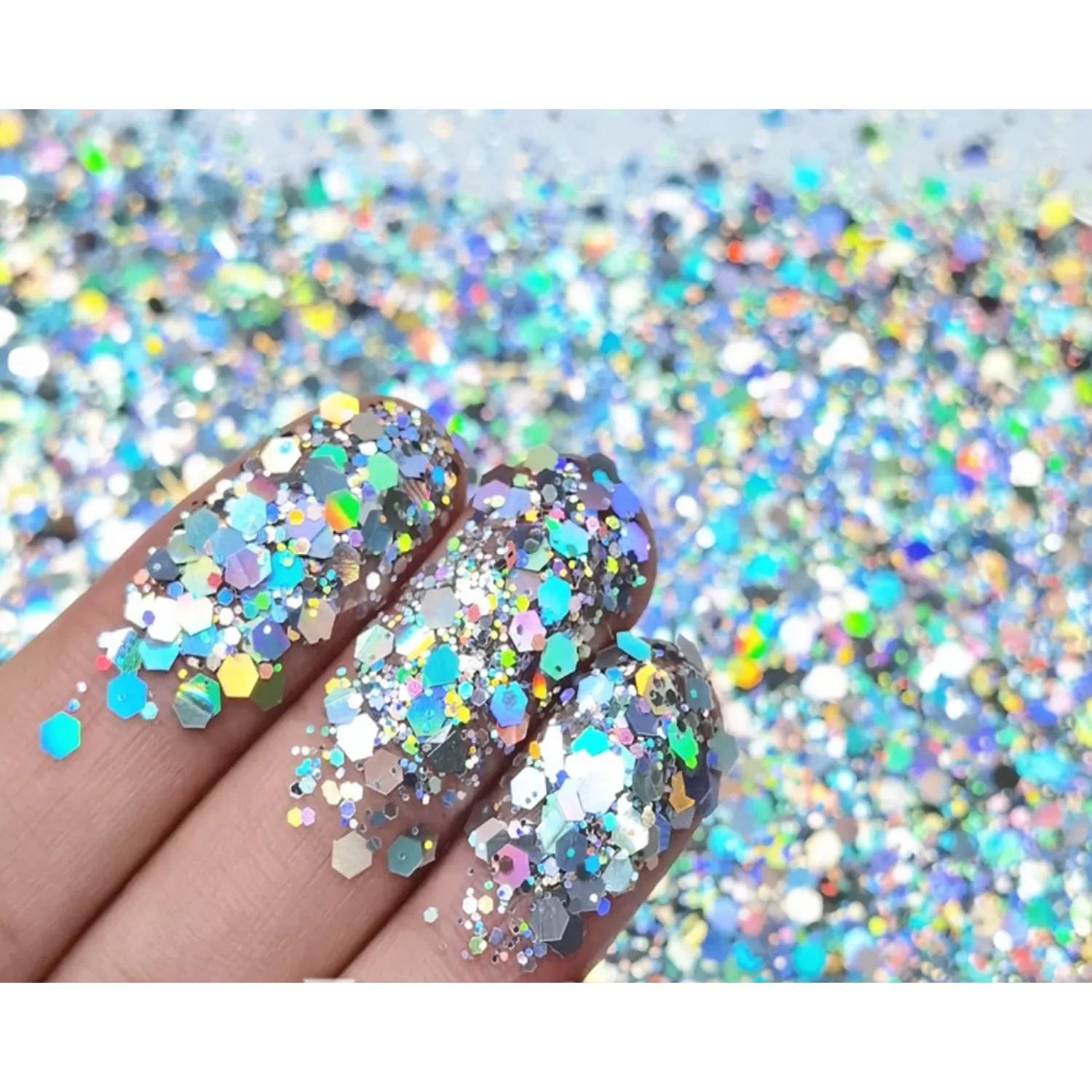 Wonderland -Chunky Mix Holographic Glitter